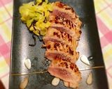 塩麹漬け☆焼きまぐろ丼作り方6写真