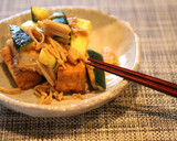 厚揚げとズッキーニのエノキ炒め作り方5写真