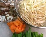 もやしで節約☆レバニラ炒め作り方1写真