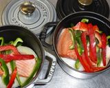 ストウブで生サーモンの蒸し焼き作り方2写真