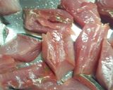 ご飯が進む！ぶりのオニオンソースがけ♪作り方1写真