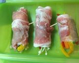 ルクエで簡単！肉巻き野菜ポン酢作り方4写真
