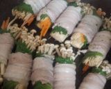 彩り豊か♪エノキのしそ肉巻き。作り方4写真