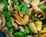 豚こまのナスとピーマンの味噌炒め作り方6写真