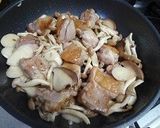鶏肉ときのこのトマトジュースクリーム煮作り方4写真