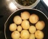 農家のレシピ♪新じゃがとワカメの煮物作り方1写真