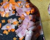 空豆の炒り豆腐バター風味作り方3写真