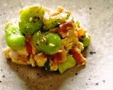 空豆の炒り豆腐バター風味作り方6写真