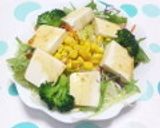 お豆腐サラダわさびドレッシング作り方6写真