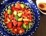 お豆腐サラダわさびドレッシング作り方7写真