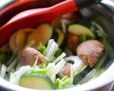ズッキーニとピーマンのトマト煮作り方2写真