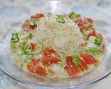 アボガドトマト入り長芋汁で素麺作り方6写真