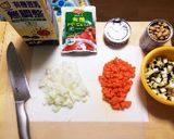 離乳食後期★野菜たっぷりトマト煮込み作り方1写真