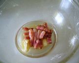 レンジで作る２♪ベーコンのトマトパスタ作り方3写真