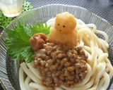 梅と納豆と大根おろしの冷やしうどん作り方4写真
