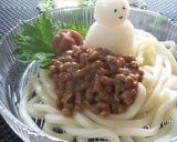 梅と納豆と大根おろしの冷やしうどん作り方3写真