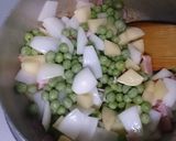 ☆えんどう豆とポテトの温サラダ☆作り方3写真