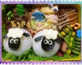 簡単！ひつじのショーン☆キャラ弁・遠足作り方3写真