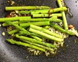 貝類とアスパラのスパゲッティ作り方5写真