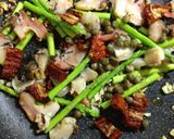 貝類とアスパラのスパゲッティ作り方6写真