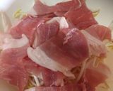 豚肉ともやしの重ね蒸し作り方3写真