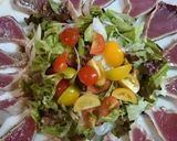 魚料理★鰹のたたきで簡単アレンジカルパッチョ作り方4写真