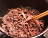 デミグラスソース焼きそば作り方2写真