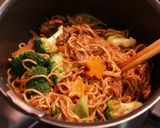 デミグラスソース焼きそば作り方4写真