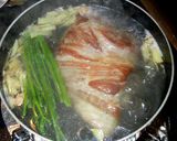 塩と生姜で豚肩ロースブロックの煮豚作り方4写真