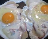とろっとろ♡半熟卵のイカ焼き作り方5写真