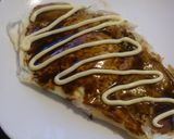 とろっとろ♡半熟卵のイカ焼き作り方7写真