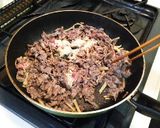 ★ 牛肉の生姜炒め煮作り方4写真