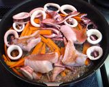 (∵)屋：イカとサフランのパエリア作り方4写真