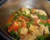 大豆からあげとにんにくの芽のトマト味噌煮作り方6写真