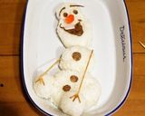 アナと雪の女王のオラフdeデコカレー♪作り方8写真