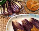 レンジで蒸しナス&美味しい味噌だれ作り方5写真
