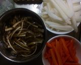 たっぷり根菜の梅きんぴら´ω｀●作り方7写真