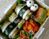 ✴︎炒り卵おにぎりtoオラフ弁当✴︎作り方15写真