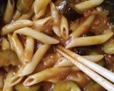 ♡茄子とペンネのミートソース♡作り方3写真