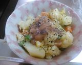 ポテトサラダ塩辛のせ作り方5写真