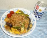 パパのゴーヤーとナスのチャンプル②作り方9写真