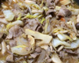 とろ～り白菜と豚コマのオイスター炒め煮作り方11写真