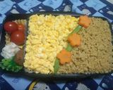 鶏そぼろ弁当☆カレー風味☆作り方5写真