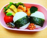 幼稚園　お弁当　キャラ弁♡とら作り方2写真