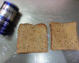たっぷり春菊のﾊﾑﾁｰｽﾞｻﾝﾄﾞｲｯﾁ作り方3写真
