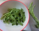 たっぷり春菊のﾊﾑﾁｰｽﾞｻﾝﾄﾞｲｯﾁ作り方2写真