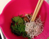 しらす納豆の薄揚げ巾着〜梅風味☆作り方1写真