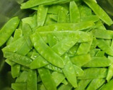 食欲増進！絹さやと厚揚げのピリ辛炒め作り方1写真