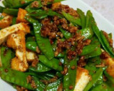 食欲増進！絹さやと厚揚げのピリ辛炒め作り方5写真