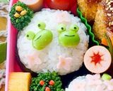 キャラ弁✳︎枝豆カエルさん♡作り方9写真